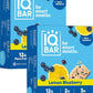 IQBAR Brain and Body Plant Protein Bars - Lemon Blueberry - 24-Count Low Carb - Gluten Free, High Fiber, Vegan Snacks - Low Sugar Meal Replacement