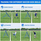 Volleyball Rebounder Net, Soccer Baseball Rebound Pitchback Net, Adjustable Target Practice Nets, Easy Setup Softball Bounce Back Trainer Equipment, Improve Sport Training Skills for Backyard
