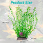 Hamiledyi Aquarium Plastic Plants Aquarium Decor Artificial Fish Tank Plants,Tall Fish Tank Decorations, Extra Large Aquarium Plant 20.4-inch Tall,1PCS