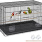 VEVOR 30 Inch Flight Bird Cage, Stackable Bird Cage Parakeet Cage with Slide-Out Tray and Handle, Small Parrots Birdcage for Cockatiels Budgies Conure Macaw Finch Lovebirds Canaries Pigeons