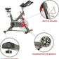 Sunny Health & Fitness Magnetic Exercise Bike, 44LB Flywheel & 300LB Weight Capacity for Intensive Home Workout, Indoor Cardio Training w/4-Way Adjustable Seat, Optional Free SunnyFit App Connection