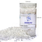 TWINKLING High Luster Crushed Glass Glitter, Broken Glass, Fire Glass Gems Chips for Fire Pit, DIY Resin Art, Epoxy Crafts, Geode Painting, Aquarium Decoration, 6-9mm(370g/13oz.) (Clear/Transparent)