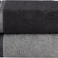 CASA COPENHAGEN® He & She 10 Pieces Hand Towel Set, Granite Grey + Mirage Grey, 550 GSM, 16x28 Inches, Designed in Denmark Super Soft and Absorbent, Egyptian Cotton Towels for Bathroom & Kitchen