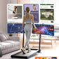 WELLFIT Treadmill for Home, 2 Level Incline Heavyduty Treadmill with Pulse Sensor, 4.0 HP, 1.0-10.0 MPH, 450/360 lbs Capacity, Large Running Area Treadmills with Bluetooth Player & LED Display