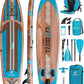 UPWELL 11’6”/11'2”/11'/10'8”/10'6”/10'2” Inflatable Stand Up Paddle Board with sup Accessories Including Backpack, Repairing Kits, Non-Slip Deck, Leash, 3 Fins, Paddle and Hand Pump
