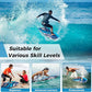 KOTEK 33/37/41 Inch Body Board with Wrist Leash, EPS Core, Dual Channel, HDPE Slick Bottom, Bodyboard for All Skill Levels & Wave Conditions