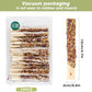 Abizoo Natural Rabbit Chew Toys,10 Sticks Sweet Bamboo Sticks for Rabbits with Petals,Bunny Chew Toys for Guinea Pig,Chinchilla,Hamster Treats Pet Wood Chews Snack Healthy Small Animals Toys for Teeth