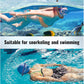W WSTOO Adults Diving Snorkel Breathing Tube Silicone Flexible Foldable Snorkel Anti-Drop for Freediving Swim Training,Diving and Scuba Diving,Easy to Carry for Travel