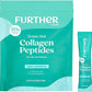 Further Food Unflavored Collagen Peptides Powder Stick Packs, Grass-Fed Pasture-Raised Hydrolyzed Type 1 & 3 Protein, Gut Health + Joint, Hair, Skin, Nails, Paleo Keto Sugar-Free 8.47 oz