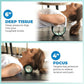 Chirp Wheel Foam Roller - Targeted Back & Neck Pain Relief, Muscle Massage, Trigger Point Therapy, High-Density Foam Tool for Physical Therapy, Stretching & Exercise, 500lbs Capacity, 2-Pack Mint