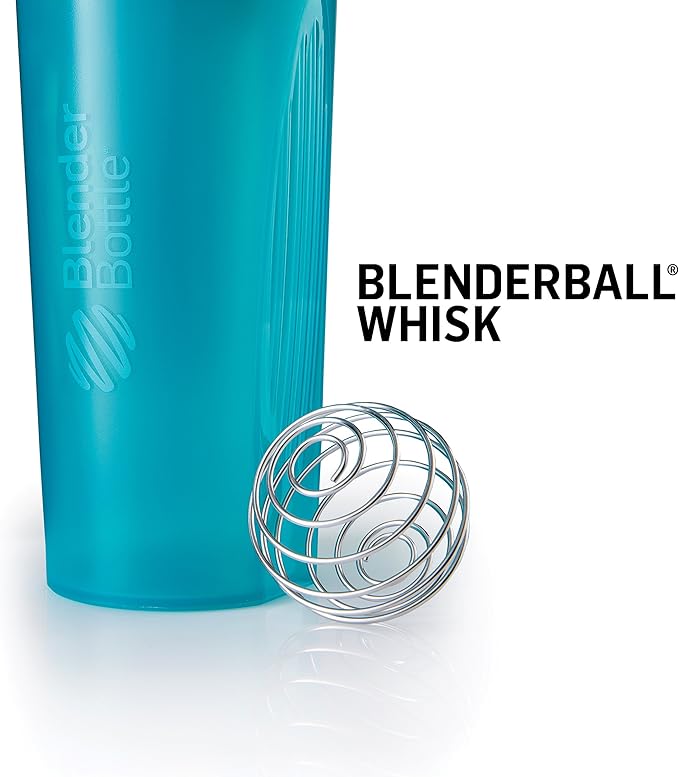 BlenderBottle Classic Shaker Bottle Perfect for Protein Shakes and Pre Workout, 28-Ounce (2 Pack), Moss and Navy