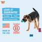 WEST PAW Funnl Dog Chew Toy - Interactive Treat Toys for Dogs - Toy Fillable with Earth Animal No-Hide Chews - Large 4.25" Tropic Red | Made in USA