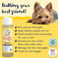 Bobbi Panter Dog Shampoo - Made in USA - All Natural Formula for Deep Nourishing and Cleasing - Concentrated 20:1 for Professional Groomers - Light Chamomile Scent, 13 Oz