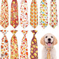 PET SHOW 10 Pack Thanksgiving Dog Ties Neckties for Large Medium Dogs Adjustable Holiday Grooming Accessories Neck Ties Bowties Girl Boy Pets Festival Costumes Puppy Party Gift Favor(Medium)