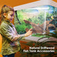 Natural Aquarium Driftwood for Fish Tanks & Reptile Terrariums – Safe Fish Tank Decorations, Unique Twisted Branches 2-Piece 10-14 Inch Low Tannin, Easy to Sink
