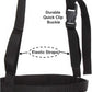 Majestic Ally Horse Feed Bag, Heavy Duty Nylon Mesh Grain Feed Bag, Adjustable Strap with Durable Snap and Elastic Straps, Comfort Neck Pad and Nose Pad- Large (Full, Black)
