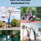 IGL Basketball Hoop Outdoor with 52 Inch Shatterproof Backboard, 10FT Height Portable Basketball Hoop Outdoor, Adjustable Basketball Goal System