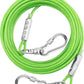 Dog Tie Out Cable for Outside,20FT Heavy Duty Dog Leash&Chains with Swivel Hook,Small-Large Dogs Runner Cable Up to 250lbs, Long Dogs Lead Line for Yard Outdoor and Camping (250lbs 20FT, Green)