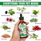 Natural Antibiotics for Dogs and Cats,Antibiotic for Cats,Dog Antibiotics in Drops,Help with Allergies, Itching, Coughs, UTIs,Skin, Coat, Digestion Care,for All Breeds & Ages,Pet Supplements&Vitamins
