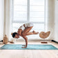 YOGA DESIGN LAB | The Combo Yoga Mat | 2-in-1 Mat+Towel | Eco Luxury | Ideal for Hot Yoga, Power, Bikram, Ashtanga, Sweat | Studio Quality | Includes Carrying Strap!
