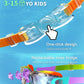 Kids Swim Goggles, Swimming Goggles for Kids with Nose Clip, Earplugs, Nose Bridge for Age 3-15