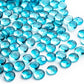 1 LB Glass Marbles, Sea Blue Mini Flat Glass Beads~150 PCS for Vase Fillers, Floral Bottom Mancala Gems Pebbles Fish Tank Rocks for Table Aquarium,Home Decor Art Craft Supplies(0.5"~0.7")