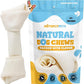 hotspot pets 10 Inch Large Rawhide Dog Bones - Made from Grass Fed Cows - Long Lasting Chews Great for Dental & Oral Care - Bones for Aggressive Chewers & Large Dogs (10 Inch - 4 Count)