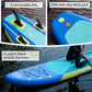 10'6"Inflatable Stand Up Paddle Board Ultra Portable-Lightweight & Stable|All-in-One Kit w/Aluminum Paddle, Dual-Action Pump & Backpack|Lakes & Oceans Ready for Family Recreation by Aquajourney