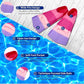 Kids Swim Fins,Short Kids Fins Youth Swimming Flippers for Lap Swimming Training for Children Girls Boys Beginners