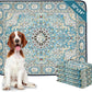 Qeils Washable Pee Pads for Dogs, 4 Pack Reusable Puppy Pads 30"x34" Super Absorbent Leakproof Dog Training Pads, Non-Slip Potty Pads for Crate, Floor, Couch, Whelping Pads Litter Mat Puppy Supplies