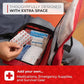 Thrive Home Essentials First Aid Kit (291 Pieces) - First Aid Bag with Multi-Sized Bandage, Gauze, Wipes, Scissors, Gloves, Tape, Ice Pack and More