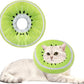 Soft Cat Cone Collar, Cute Cat Recovery Collar Suitable for Small, Medium, Large Cats,Elizabethan Neck Collar for Cats After Surgery (Kiwifruit, Small)