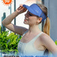 GXCROR Sports Sun Visor Hat Men Women, Lightweight Breathable Quick Dry Sports Sun Hat for Running Golf Tennis
