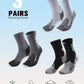 Compression Crew Running Socks: Athletic Socks for Men Women with Cushion,3 Pairs Work Hiking Basketball Sport Socks