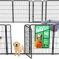 FXW Homeplus Unleashed Indoor Dog Playpen - Stress-Free and Safe Play, Heavy Duty 40 Inch 16 Wire Panels Dog Pen for Medium and Large Dogs, Black│Patented