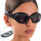 AqtivAqua Swimming Goggles, DX Wide View Swim Goggles for Adult Men Women, Anti Fog No Leaking