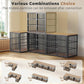 48'' XXL Dog Crate Furniture with 3 Doors,Wooden Crate End Table Heavy Duty Indoor Combination Cage for Medium to Large Dogs, Multiple Units Can be Combined