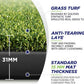 Golfguru Golf Mat, 5x4ft/5x5ft Dense Elite Golf Hitting Mats Practice with 10 Balls, 9 Tees, Heavy Duty Artificial Hitting Training Matt for Backyard Driving Chipping Indoor Outdoor Simulators