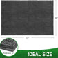 Dog Door Mat Indoor Entrance, 72" x 48" Absorbent Chenille Door Rugs for Entryway Indoor, Non-Slip Dog Mud Mat for Muddy Paws, Soft, Washable