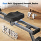 MERACH Rowing Machines for Home, Magnetic Rowing Machine with 16 Levels, Rower Machine of Quiet Resistance, Dual Slide Rail with Max 350lbs Weight Capacity, App Compatible