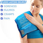 Extra Large Reusable Gel Ice Pack for Injuries & Pain Relief - 2-Pack, Extra Large - Blue - Hot & Cold Therapy Ice Bags for Injuries - Flexible, Leak-Free Design