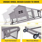 Aivituvin Chicken Coop Mobile Hen Coop, Large Poultry Cage with Wheels Outdoor Backyard Chicken House