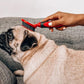 Tuff Pupper Round Bristle Soft Brush for Dogs and Cats | Gentle Grooming for Short or Long Hair | Soft Pin Tool for Sensitive Skin | Detangle & Remove Loose Fur | For Dematting & Detangling Undercoat