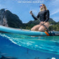 11'6×35" Super Wide Inflatable Stand Up Paddle Board, Ultra Stable SUP Board for Adults, 450lb Capacity with Shoulder Strap, 100L Backpack, Removable US Fin, Floating Paddle, Safety Leash