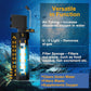 AquaMiracle Aquarium Filter Replacement Sponge, Fish Tank Filter Replacement Parts, Including 6 x Filter Sponge