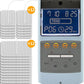 iStim TENS EMS Muscle Stimulator, EV-906 for Pain Relief and Muscle Strengthening, Japanese Gelled Electrodes Included