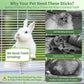 Natural Apple Wood Chew Sticks 300g (10.5oz) for Rabbits, Hamsters, Chinchillas, Guinea Pigs - Small Animal Dental Toys, Safe Untreated Teeth Grinding & Boredom Relief, Rodent Molar Health (300g)