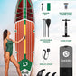 Inflatable Stand Up Paddle Board with SUP Accessories, Anti-Slip EVA Deck, 11'*33" Inflatable Paddle Boards for Adults & Youth of All Skill Levels