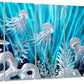 SYGALLERIER Jelly Fish Large Metal Wall Art Hand Grind Aluminum Artwork 3D Undersea World Coastal Pictures Nautical Decor for Living Room Bedroom