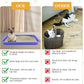 4 Pcs Open Small Kitten Litter Box, 15x12x1.4 Inch Low Entry Mini Open Cat Litter Box Rabbit Litter Pan Portable Shallow Litter Box Waterproof Travel Toilet for Bunny Guinea Pig Small Pet